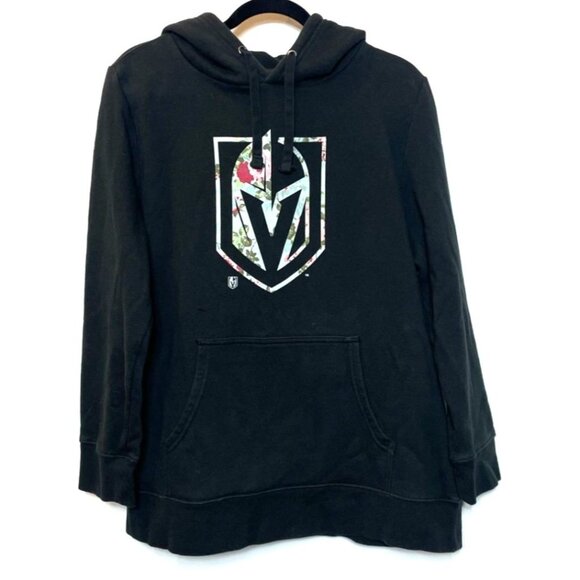 Fanatics Vegas Golden Knights Lovely Floral Pullover Hoodie Black 2XL - Picture 3 of 9